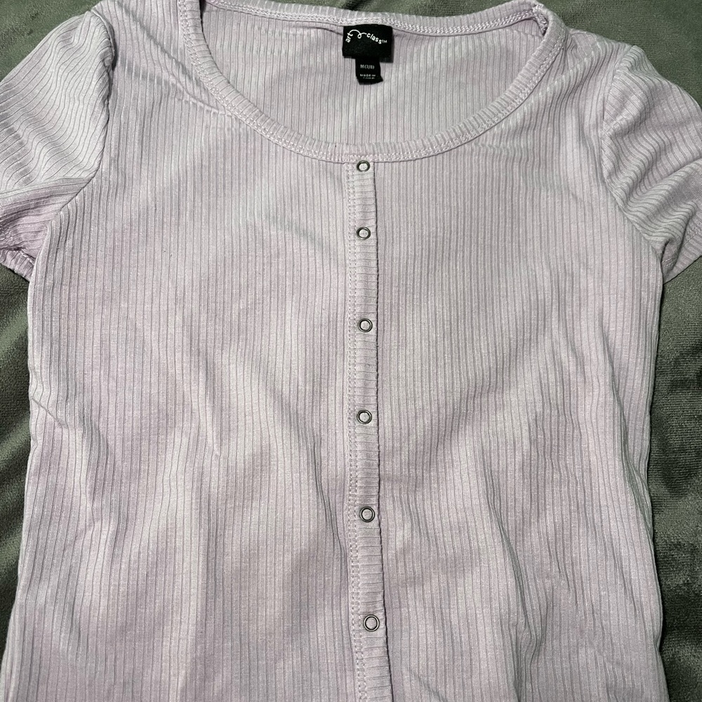 Kids Purple Short Sleeve Shirt